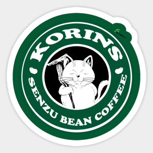 Korins Senzu Bean Coffee Sticker